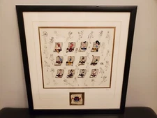 Hard Rock Cafe 1999 Calendar Girls Framed Lapel Pins Limited Edition 729/1999