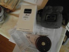 STUNNING UNUSED HARDY GOLDEN JLH ULTRALITE 7 TROUT FLY FISHING REEL ETC ..