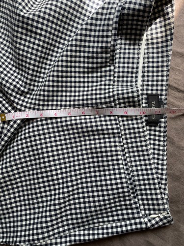 Pantalones Talbots Talla 8 Gingham Chatham Tobillo Carrera Trabajo Oficina - Imagen 7 de 9