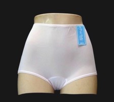 DIXIE BELLE Retro Styling 100 Nylon Full-Cut Pink Brief Size 9/2XL