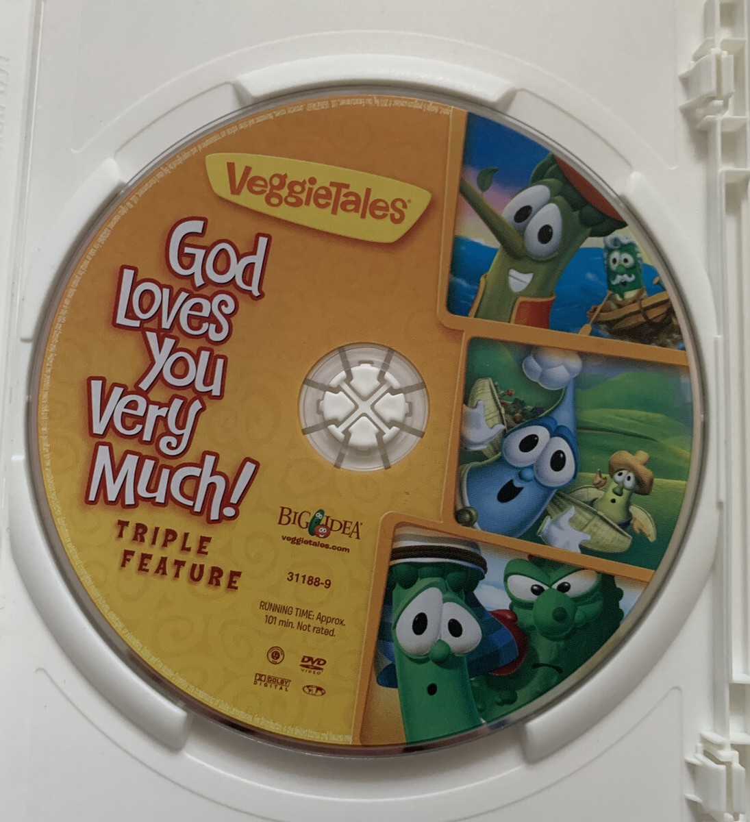 Veggietales Triple Feature Pistachio,Snoodle's Tale Dave