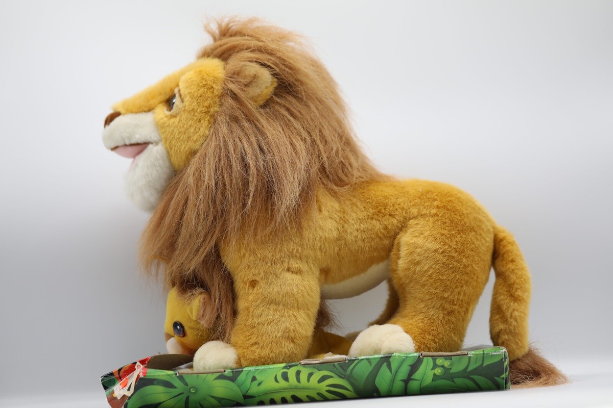 1993 Mattel The Lion King Mufasa & Son Plush | eBay