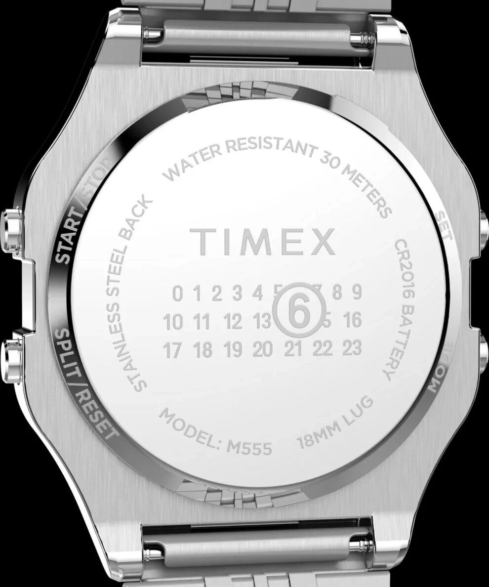 TIMEX x MM6 Maison Margiela T80 Gift Set Silver Watch TIMEX x MM6 Maison Margiela T80 Gift Set Silver Watch