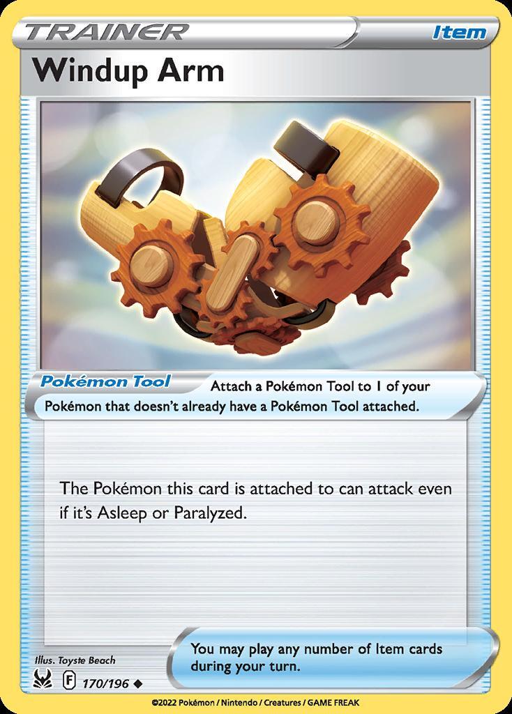 Pokemon Windup Arm (170/217) Lost Origin LP