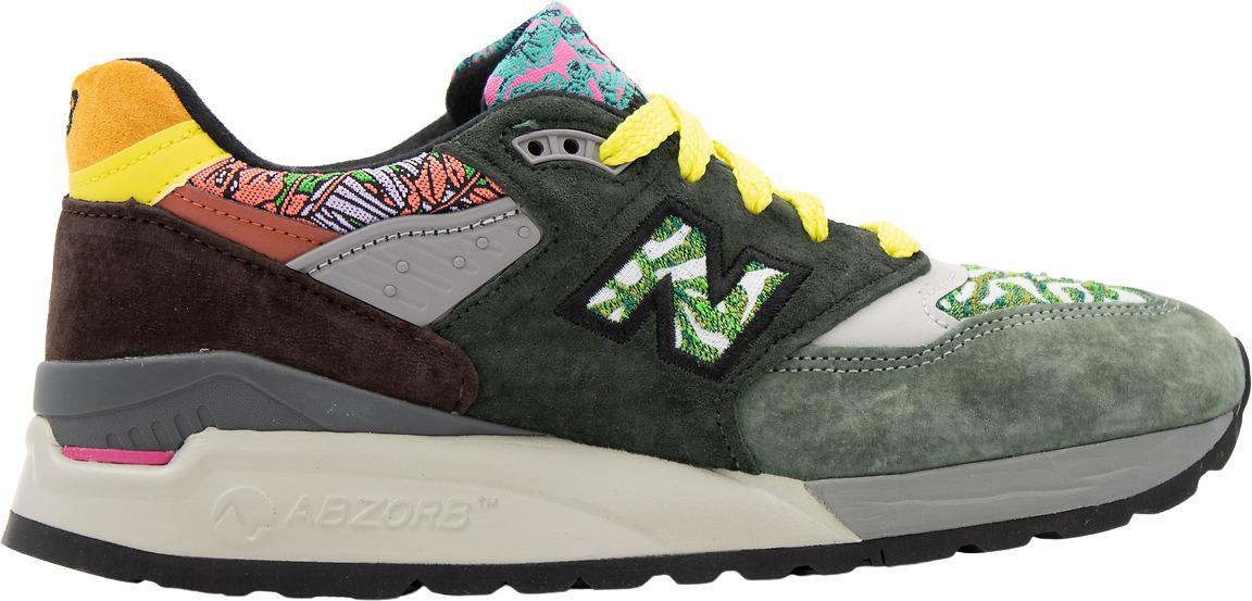 希少 New Balance M998AWK FESTIVAL PACK USA New Balance 998 Made in USA Festival Pack - Green for Sale