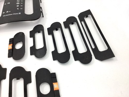 99-04 Jeep Grand Cherokee QUADRA-DRIVE II Shifter Face Plate Trim W/ Sliders - Foto 3 di 6