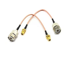 30CM SMA to UHF Ham Radio Antenna Extension Cable For Baofeng UV-5R UV-82