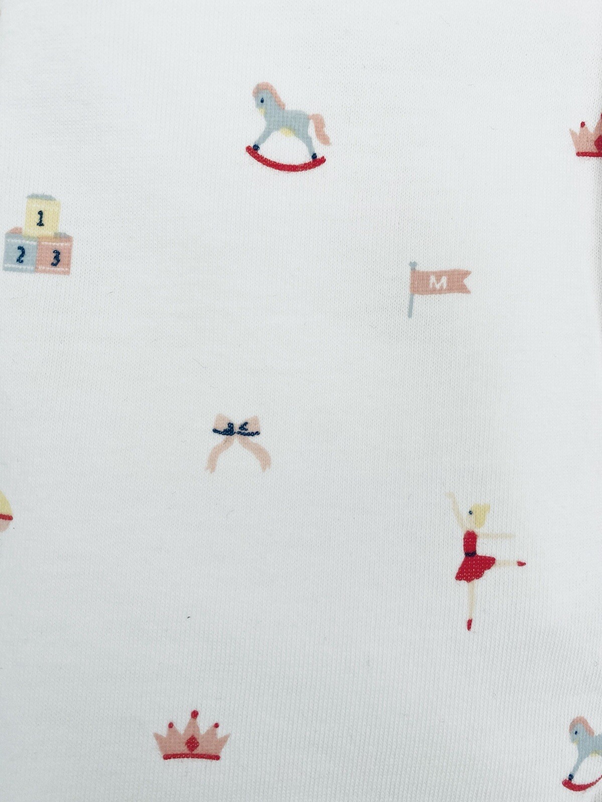 Debenhams Baby Girls Romper Toybox Ballerina Footless Sleepsuit 2 Piece