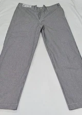 Chef Work Uniform Pants Size 36 , Checkered, Black  & White 