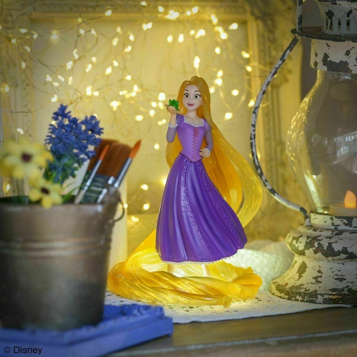 BANDAI ラプンツェル フィギュア Shining Dreams Disney Princess Rapunzel Ichiban kuji Shining Dreams Figure