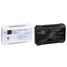 Propane Detector 12V Natural Gas Sensor Leak Alarm 85DB Siren for Car RV--