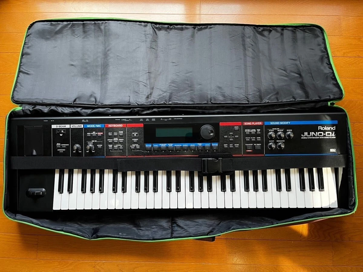 Roland JUNO Di Mobile Synthesizer 61 key Black Main unit and soft