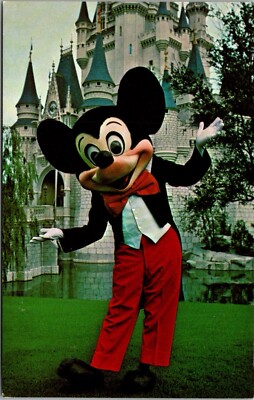 Postcard Walt Disney World Mickey Mouse Welcome to Magic Kingdom