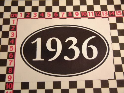1936 Birthday Year Sticker - Fun Cheap Funny Comedy Present Gift Joke Party - Picture 1 of 1