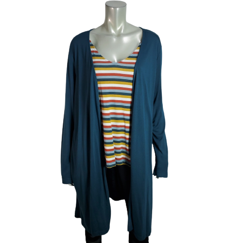 Cardigan Stretch Pullover Green 