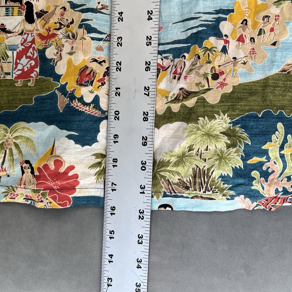 Tori Richard Honolulu Men 3XL Hawaiian Vacation Short Sleeve Cotton