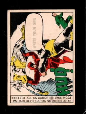 1966 DONRUSS MARVEL SUPER HEROES #25 WRITE YOUR OWN CAPTION VG+ *X75720