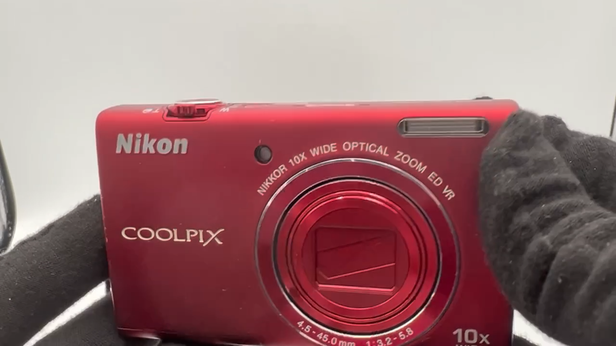 Nikon COOLPIX S6200 16.0MP Digital Camera - Red for sale