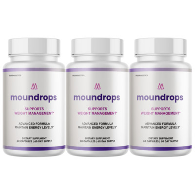 Moundrops Weight Loss for Burning Excess Fat & Boosting Energy - 3 Bottles