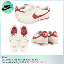 Nike WMNS Cortez SE Valentine  s Day 2024 FZ5167-133 White Red Women's US5-12 NEW