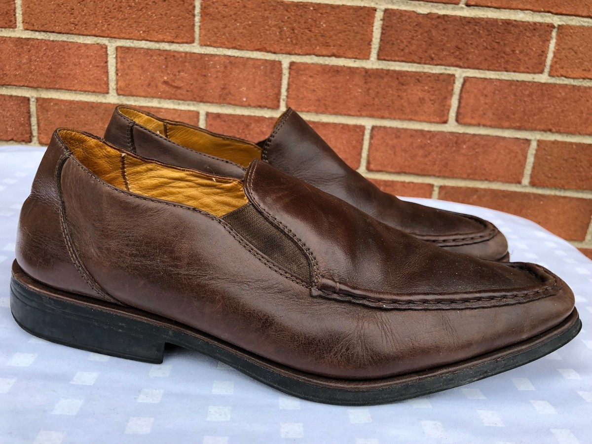 Sandro Moscoloni Men Brown Slip-on Loafer Shoes size 13 D | eBay display picture 3