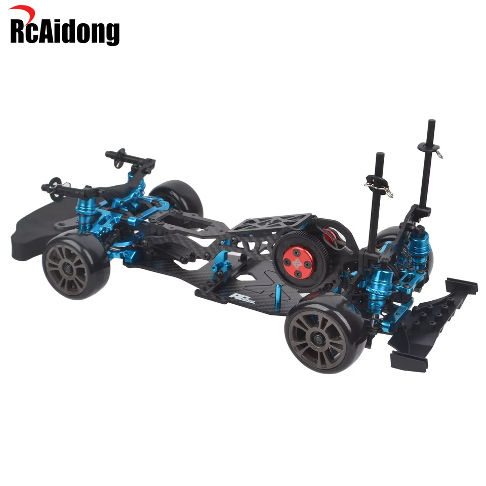 Carbon W/Alu Chassis Conversion Kit for 1/10 3Racing Sakura D5S MINI+MR RC Drift - Bild 3 von 4