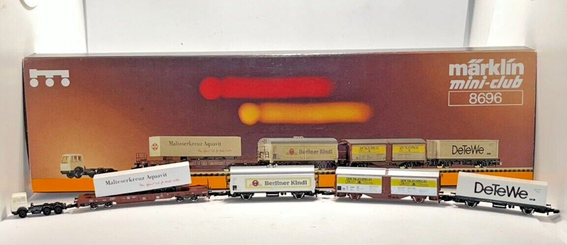 Z Scale Marklin 8696 Northern German Freight Car Set