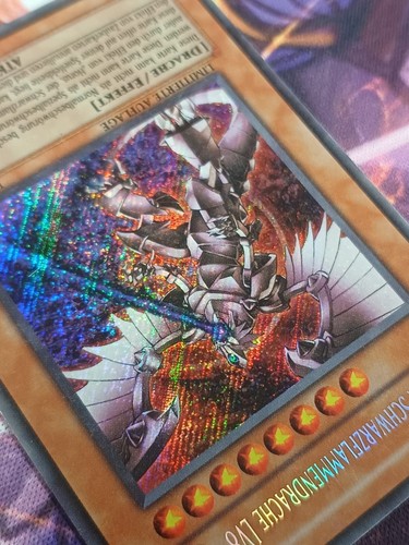 Hours, Der Schwarzflammendrache LV8 EEN-DESE1 Secret Rare Deutsch VG YUGIOH - Bild 2 von 3