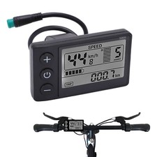 DISPLAY 24/36/48V SCHERMO LCD BICI ELETTRICA BICICLETTA E-BIKE