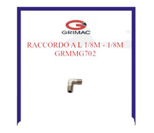RICAMBIO ORIGINALE  RACCORDO A L RAL 1/8M - 1/8M PER MACCHINA GRIMAC GRMMG702