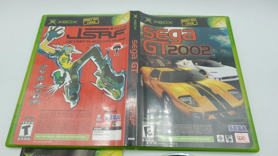 JSRF Jet Set Radio Future & Sega GT 2002 Original Microsoft Xbox CIB w Manuals C - Image 2 of 4