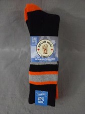 Polar Heat Nanuuq Premium Wool Thermal Socks 3-pack Men's Size 7-12 NEW