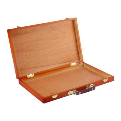 Tragbare Holzkiste Zeichnung Kunst Zubehör Caja Handwerk Stash Boxen Aufbewahrungsbox