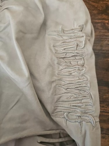 Women's V-Cut Bell Bottoms, Ecru, Extra Small - Picture 4 of 5