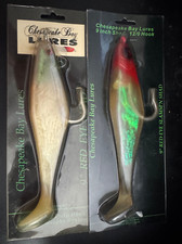 Lot of 2 Chesapeake Bay Lures - 9" Red Eye Shad Salmon Shad - new in package