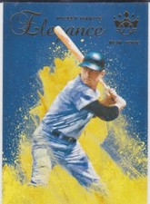MICKEY MANTLE New York Yankees DIAMOND KINGS ELEGANCE #E-2 Baseball Insert Card!