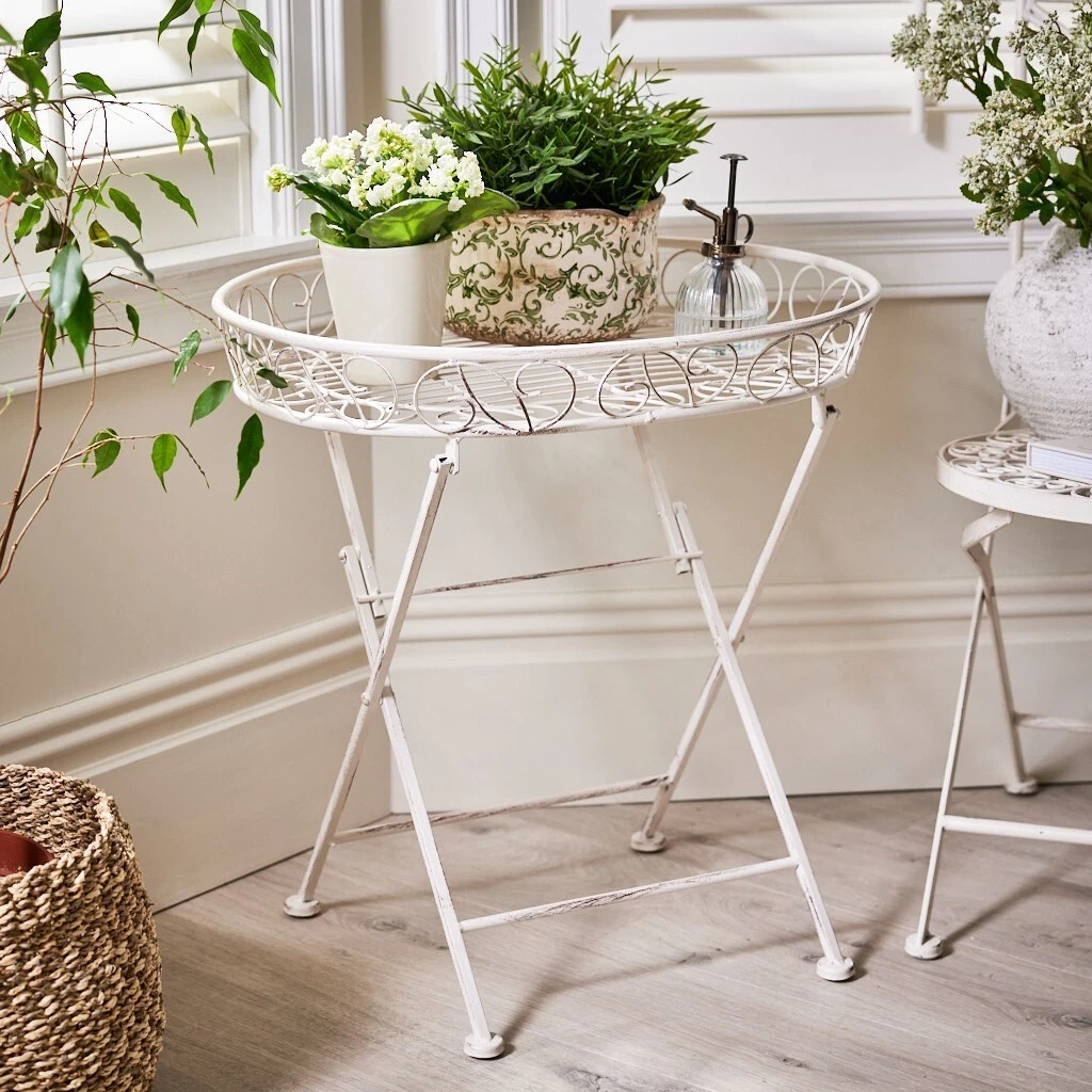 Vintage outdoor side table deals