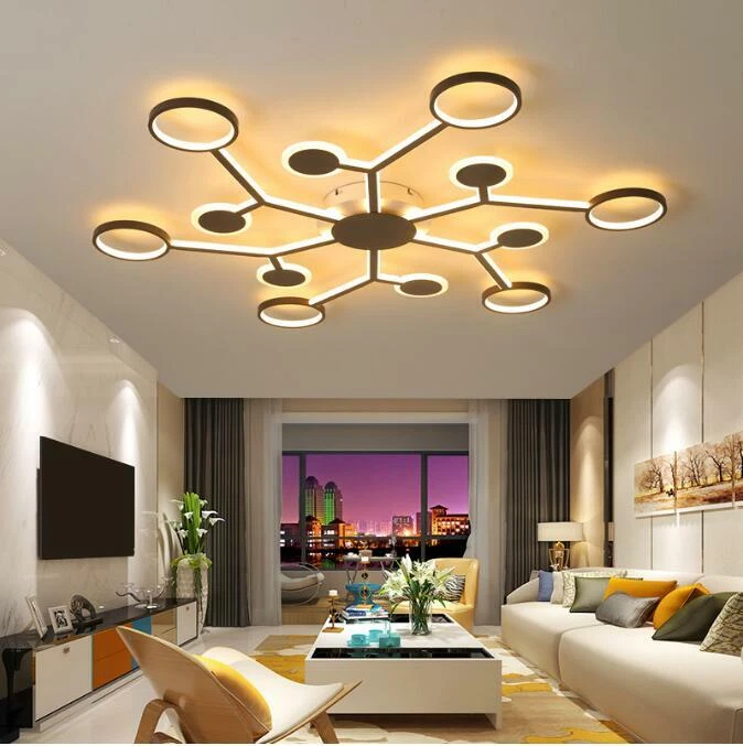 LED Branch Chandelier Lamp Living Room Bedroom Dining Room Study Ceiling Light
