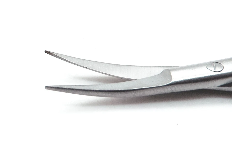 10× New Castroviejo Curved Scissors Sharp/Sharp 4.5" Micro Surgery Instruments - Image 3 of 4