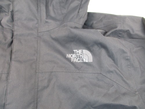 North Face Dryvent Jacket Boys Large Black Full Zip Hooded Liner Lined - Picture 7 of 16