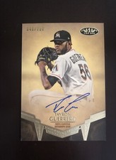 2019 Topps Tier One Tayron Guerrero Break Out Autograph Number 48 of 250