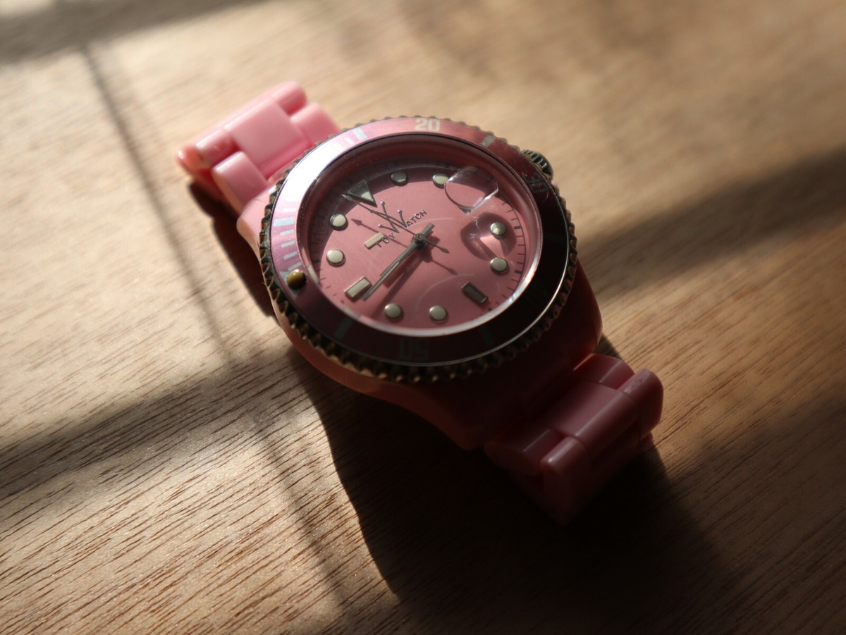 Toywatch Pink Stainless Steel Water Resistant Women