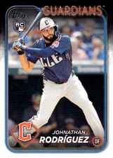2024 Topps Update Series - Johnathan Rodriguez #US283 (RC) Guardians