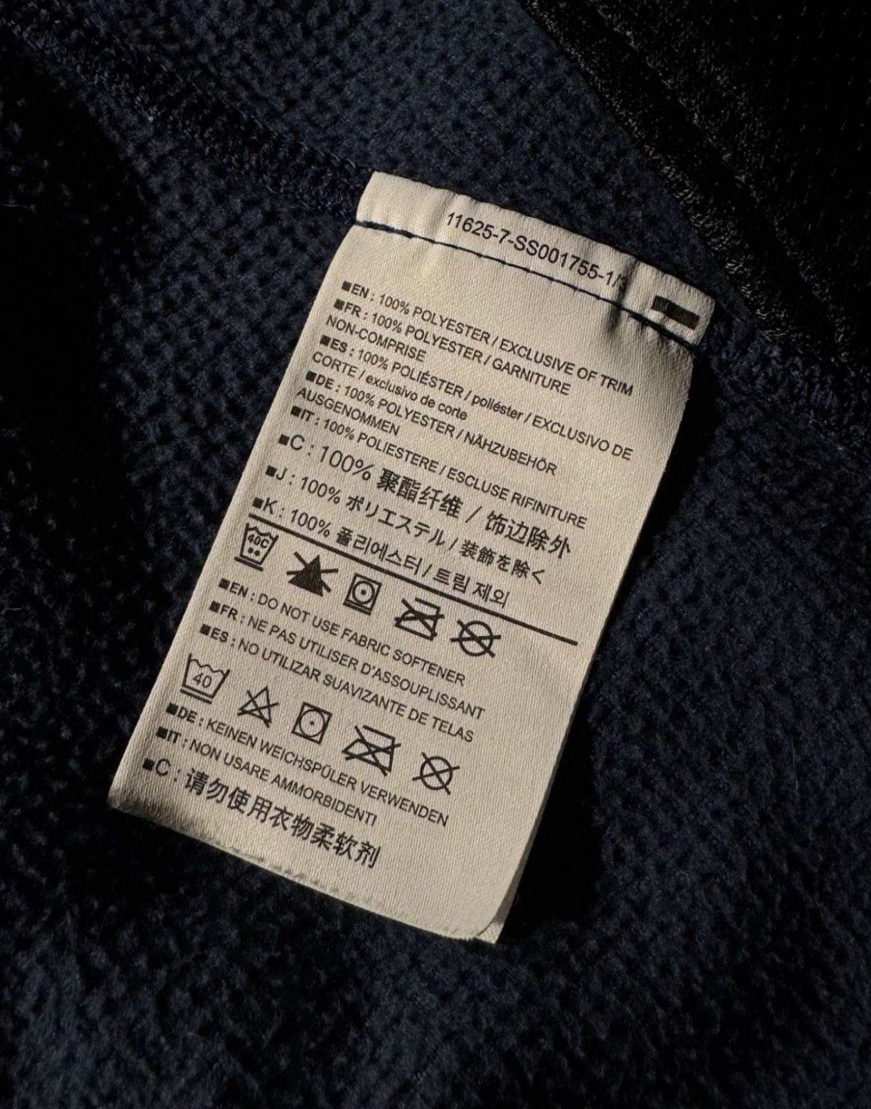 Arc’teryx Delta LT Jacket Men’s XL Polartec Fleece Full Zip Navy Blue Excellent image 5
