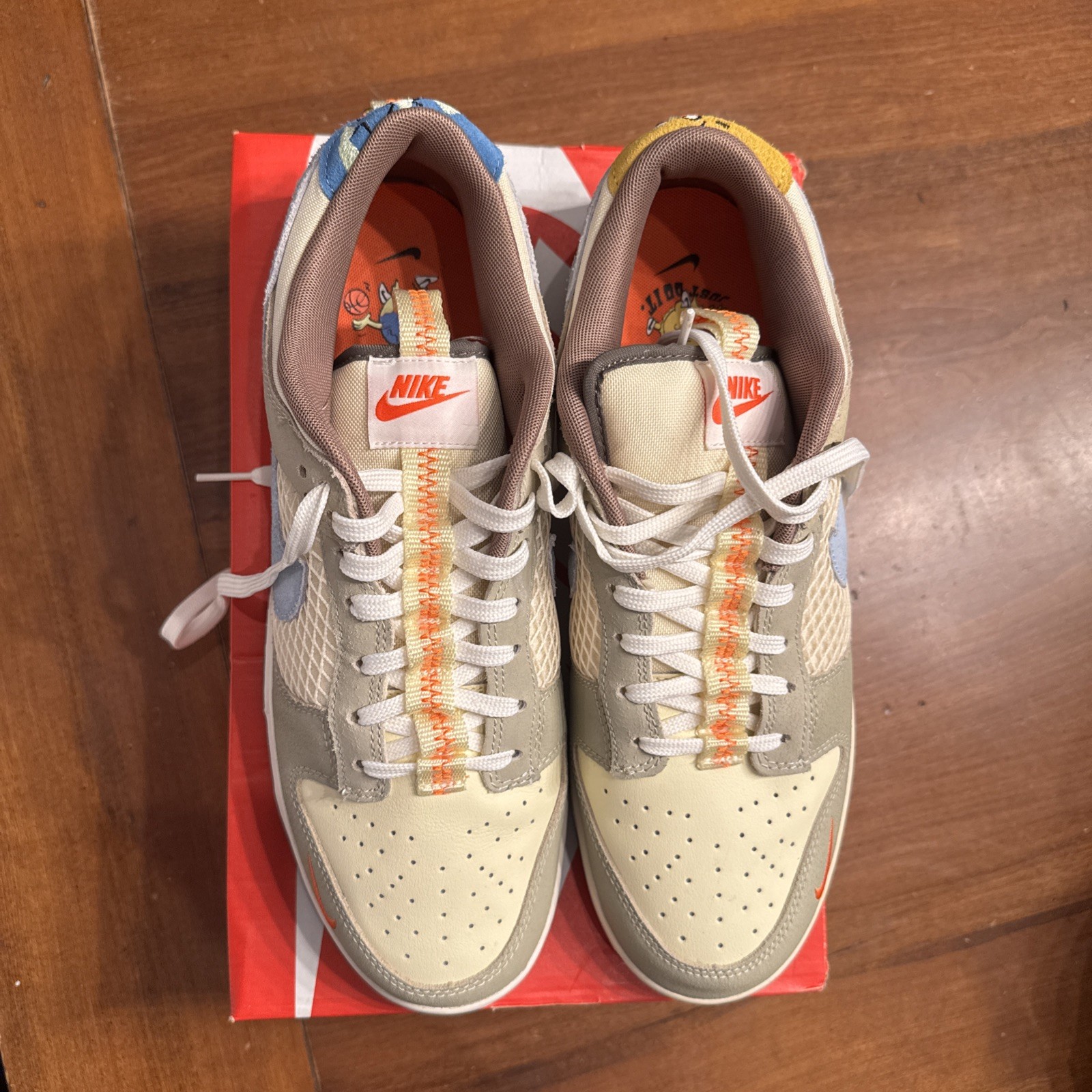 Nike Dunk Low Retro Blue/Tan/Yellow 2022 - DX6038-741
