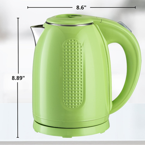 Electric Kettle,1.7L Double Wall Stainless Steel Insulated Water Boiler & Heater - Picture 6 of 12