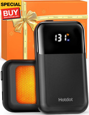 Rechargeable Hand Warmers 3200Mah with Temp  Battery Display, Pocket Electric H