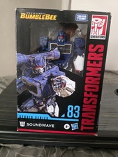 Hasbro Transformers Bumblebee Studio Series 83 Voyager Soundwave Action Figure