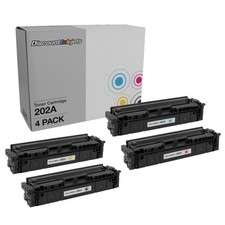 Toner Cartridges for Color LaserJet HP 202A Black Cyan Magenta Yellow 