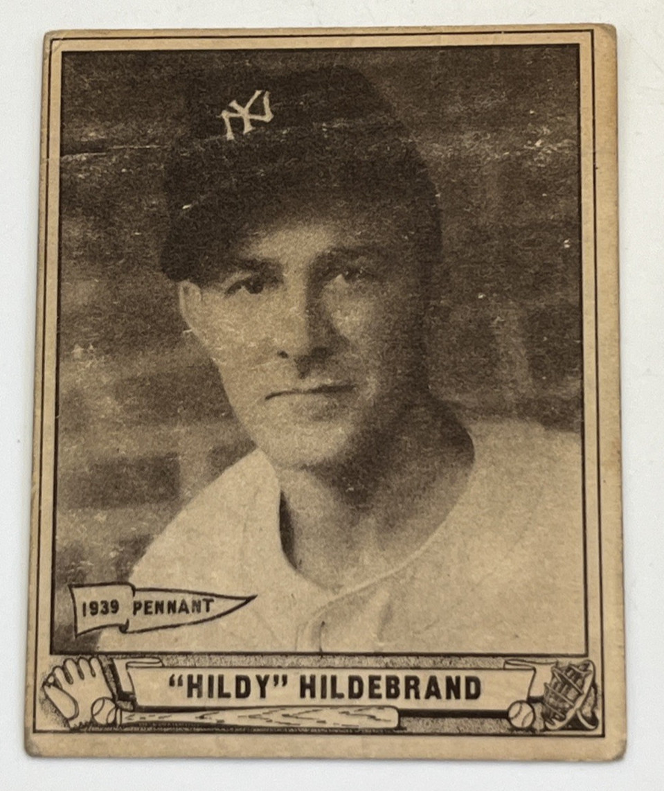 Hildy Hildebrand #123 Baseball Cards 1940 Play Ball trading card — raw and PSA graded price guide